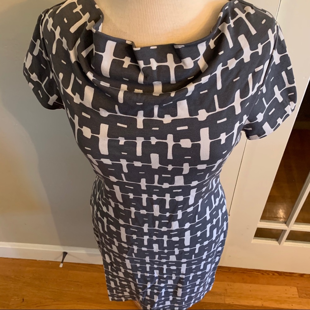 Banana Republic graphic 60’s style dress, 10P